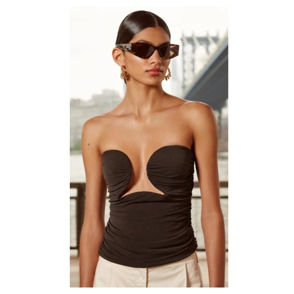 Pixie Market   Dominique Wire Bustier Top